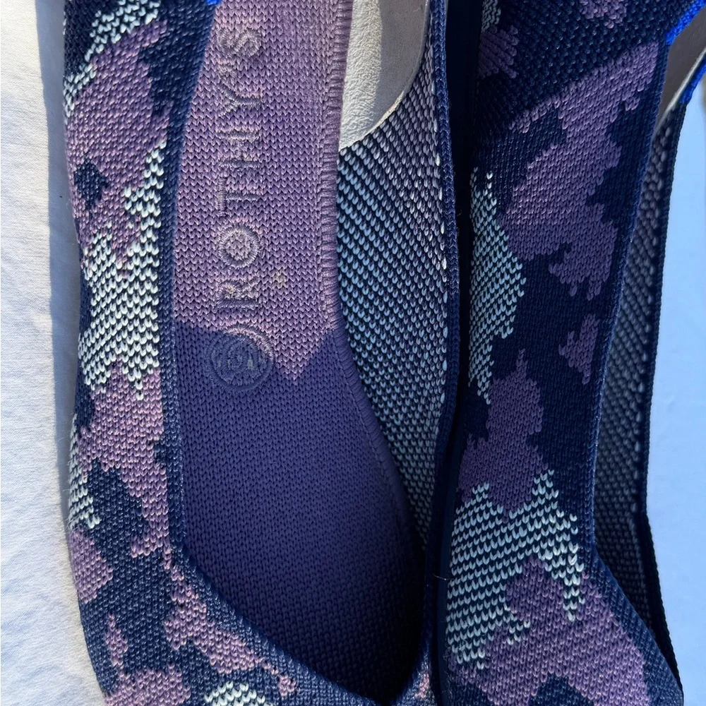 Rothy Retired Violet Botanicamo Flats, Women’s 8.5 Camo Botanical Print, Slip‑On - Picture 6 of 6